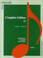 Couverture du livre « Purcell ; complete edition II ; suites pour piano » de Henry Purcell aux éditions Place Des Victoires/kmb