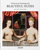 Couverture du livre « Les dessous des chefs-d'oeuvre ; belles et nues » de Rose-Marie Hagen et Rainer Hagen aux éditions Taschen