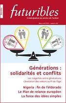 Couverture du livre « Futuribles n°441, mars-avril 2021 : Générations : solidarités et conflits » de Collectif/Masson aux éditions Futuribles