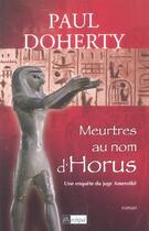 Couverture du livre « Meurtre Au Nom D'Horus » de Doherty-P aux éditions Archipel