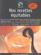 Couverture du livre « Nos recettes equitables » de  aux éditions Indigene