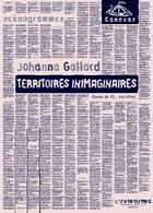 Couverture du livre « Territoires inimaginaires, danse de fil » de Johanna Gallard aux éditions L'entretemps