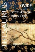 Couverture du livre « Lettres d'amour, lettres d'exil » de Ovide aux éditions Actes Sud
