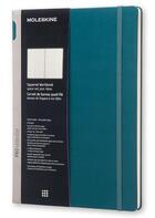 Couverture du livre « Carnet pro a4 quadrille couv rigide vert marine » de Moleskine aux éditions Moleskine