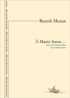 Couverture du livre « A maree basse - partition pour choeur d enfants et piano » de Menut/Lemaitre aux éditions Artchipel