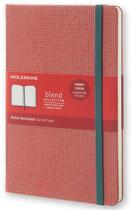 Couverture du livre « Carnet blend rouge grand format ligné » de Moleskine aux éditions Moleskine Papet