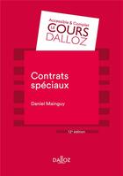 Couverture du livre « Contrats spéciaux » de Daniel Mainguy aux éditions Dalloz