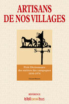 Couverture du livre « Artisans de nos villages » de Boutet Gerard aux éditions Omnibus