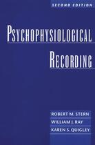 Couverture du livre « Psychophysiological recording » de Quigley Karen S aux éditions Editions Racine