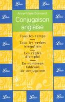 Couverture du livre « Conjugaison anglaise » de Anne-Marie Bonnerot aux éditions J'ai Lu