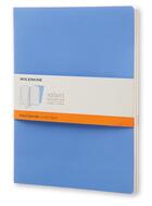 Couverture du livre « Carnet volant set de 2 ligné très grand format bleu roi » de Moleskine aux éditions Moleskine Papet