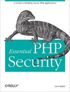 Couverture du livre « Essential php security » de Chris Shiflett aux éditions O Reilly & Ass