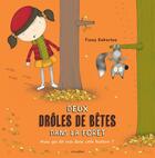 Couverture du livre « Deux drôles de bêtes dans la forêt » de Fiona Roberton aux éditions Circonflexe