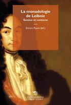 Couverture du livre « La monadologie de Leibniz ; genèse et contexte » de Enrico Pasini aux éditions Mimesis