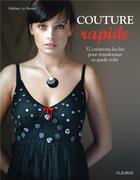 Couverture du livre « Couture rapide » de Helene Le Berre aux éditions Fleurus