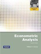 Couverture du livre « Econometric analysis : global ed. 7 » de William Greene aux éditions Pearson