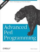 Couverture du livre « Advanced perl programming » de Cozens aux éditions O Reilly & Ass