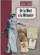 Couverture du livre « De la mort à la mémoire » de Yann Thomas aux éditions Orep