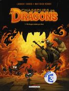 Couverture du livre « Chasseurs de dragons t.1 ; un dragon comme pas deux » de Laurent Turner et Matthieu Venant aux éditions Delcourt