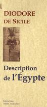 Couverture du livre « Bibliothèque historique t.1 ; description de l'Egypte » de Diodore De Sicile aux éditions Paleo