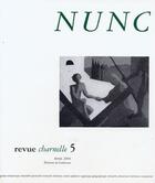 Couverture du livre « Revue nunc n.5 : Ricardo Paseyro » de Revue Nunc aux éditions Corlevour
