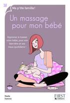 Couverture du livre « Un massage pour mon bébé » de Nadia Ivanova aux éditions First