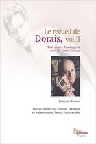 Couverture du livre « Le recueil de dorais v 02 » de Dorais Fernand aux éditions Prise De Parole