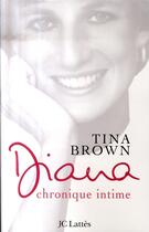 Couverture du livre « Diana, chronique intime » de Brown-T aux éditions Lattes