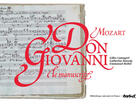 Couverture du livre « Le manuscrit de Don Giovanni de Mozart » de Cantagrel Gilles /Ma aux éditions Textuel