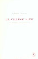 Couverture du livre « La chaine vive. hommage a alphonse dupront » de  aux éditions Sorbonne Universite Presses