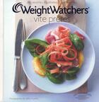 Couverture du livre « Weightwatchers ; vite prêtes » de  aux éditions Marabout