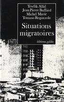 Couverture du livre « Situations migratoires ; la fonction miroir » de  aux éditions Galilee