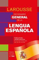 Couverture du livre « Diccionario general de la lengua espanola » de  aux éditions Larousse