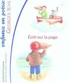 Couverture du livre « Ecrit sur la page » de Jean/Giroud/Baron aux éditions Gallimard-jeunesse