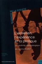 Couverture du livre « L'entretien, l'expérience et la pratique » de Jean-Louis Darreon aux éditions Pu Du Midi
