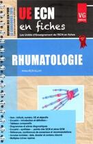 Couverture du livre « Ue ecn en fiches rhumatologie » de Rezkallah A. aux éditions Vernazobres Grego