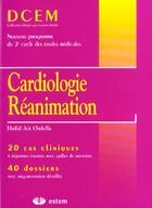 Couverture du livre « Cardiologie, réanimation » de Hafid Ait Oufella aux éditions Estem