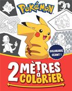 Couverture du livre « Pokemon - 2 metres a colorier » de  aux éditions Hachette Jeunesse
