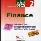 Couverture du livre « Les carrés DCSG 2 ; finance (2e édition) » de Pascale Recroix aux éditions Gualino
