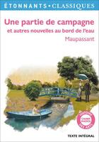 Couverture du livre « Une partie de campagne et autres nouvelles au bord de l'eau » de Guy de Maupassant aux éditions Flammarion