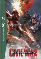 Couverture du livre « Bibliothèque Marvel t.14 ; captain America ; civil war ; le roman du film » de  aux éditions Hachette Jeunesse