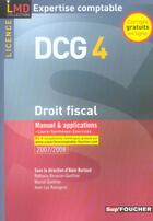 Couverture du livre « Droit fiscal ; manuel et entraînement » de Nathalie Besacier-Gonthier aux éditions Foucher