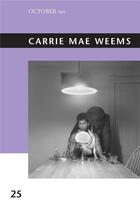 Couverture du livre « Carrie mae weems » de Sarah Lewis aux éditions Mit Press