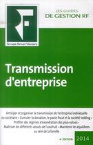 Couverture du livre « Transmission d'entreprise (4e édition) » de  aux éditions Revue Fiduciaire