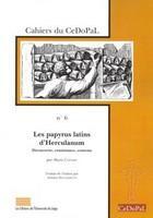 Couverture du livre « Les papyrus latins d'Herculanum » de Mario Capasso aux éditions Pulg
