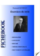 Couverture du livre « Exercices de style ; fiche de lecture » de Raymond Queneau aux éditions Editions Du Cenacle