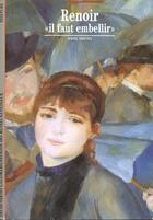 Couverture du livre « Renoir : il faut embellir » de Anne Distel aux éditions Gallimard