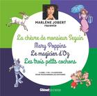 Couverture du livre « Marlène Jobert raconte ; la chèvre de monsieur Seguin ; Mary Poppins ; le magicien d'Oz ; les trois petits cochons » de Marlène Jobert aux éditions Glenat Jeunesse