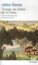 Couverture du livre « Voyage au centre de la terre » de Jules Verne aux éditions Gallimard
