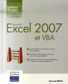 Couverture du livre « Excel 2007 et vba synthex bernard minot » de Bernard Minot aux éditions Pearson